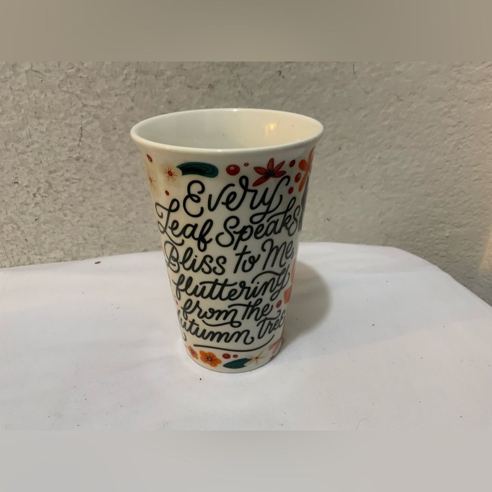 Owlcrate Emily Brontë Ceramic Travel Mug
 Autumn